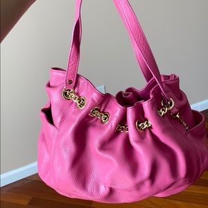 Hot pink Michael Kors handbag